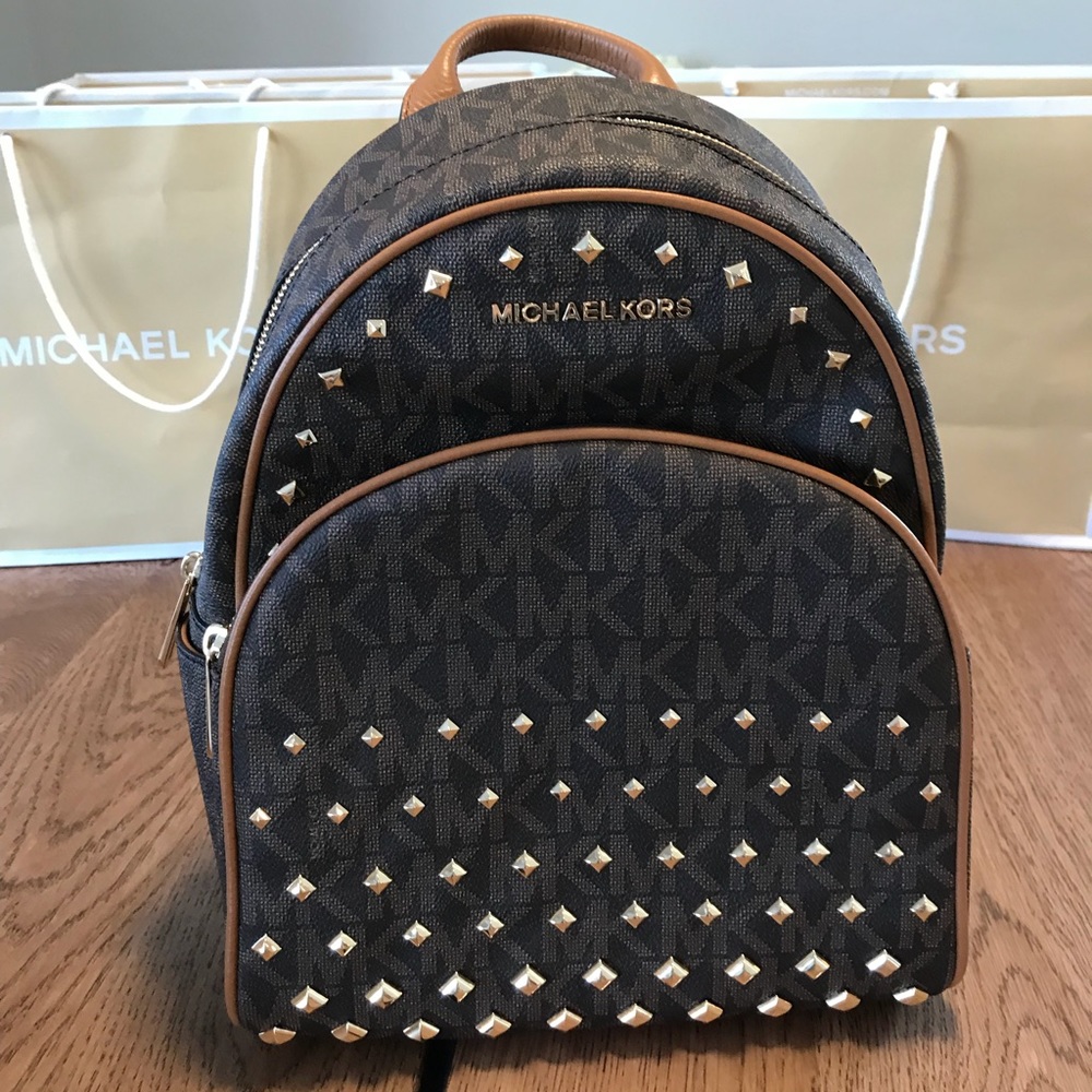 Michael Kors Abbey Medium Backpack Brown